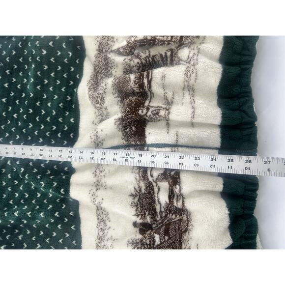 Vintage 1990s St Johns Bay Fleece Zip Up Medium Zip Cozycore Gorpcore Hooded Y2K - Picture 10 of 16